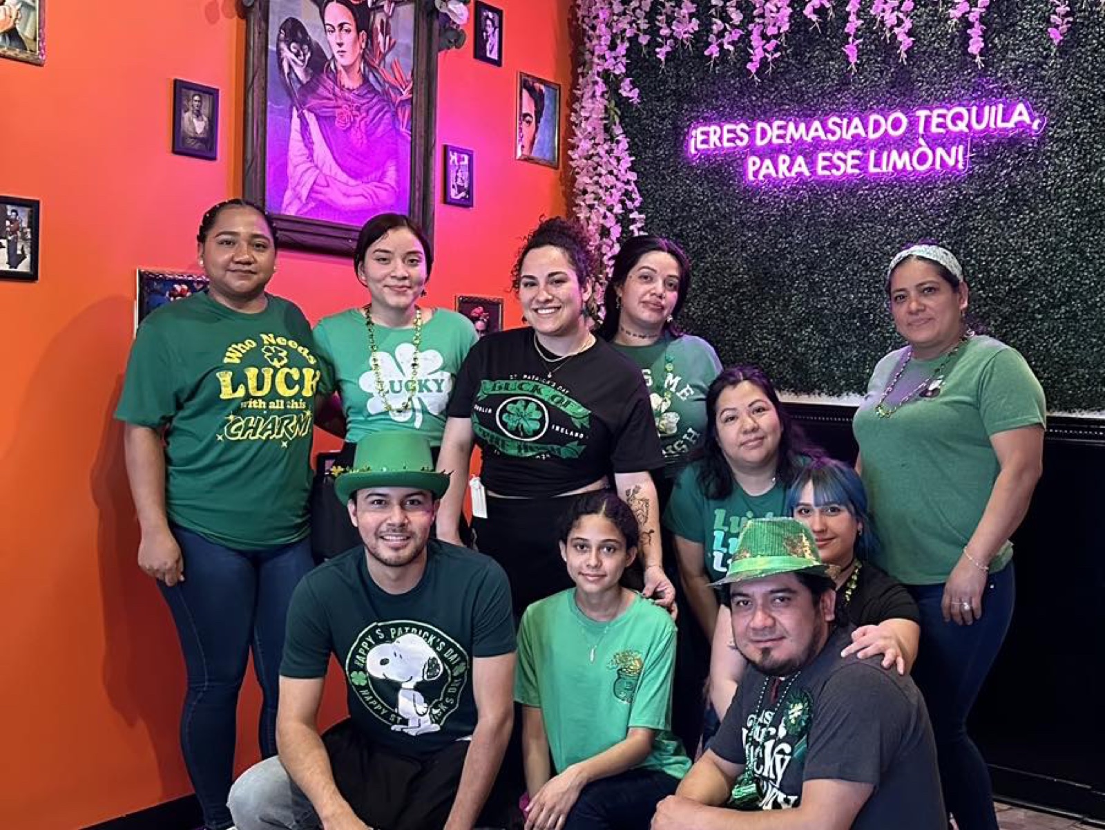 The El Vaquero team celebrating together